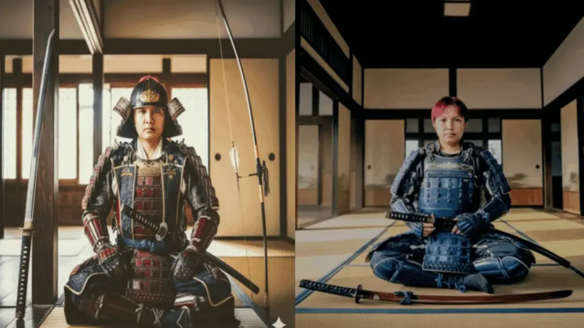 Edit Foto AI Bak Samurai di Rumah Tradisional Jepang dengan Google Gemini