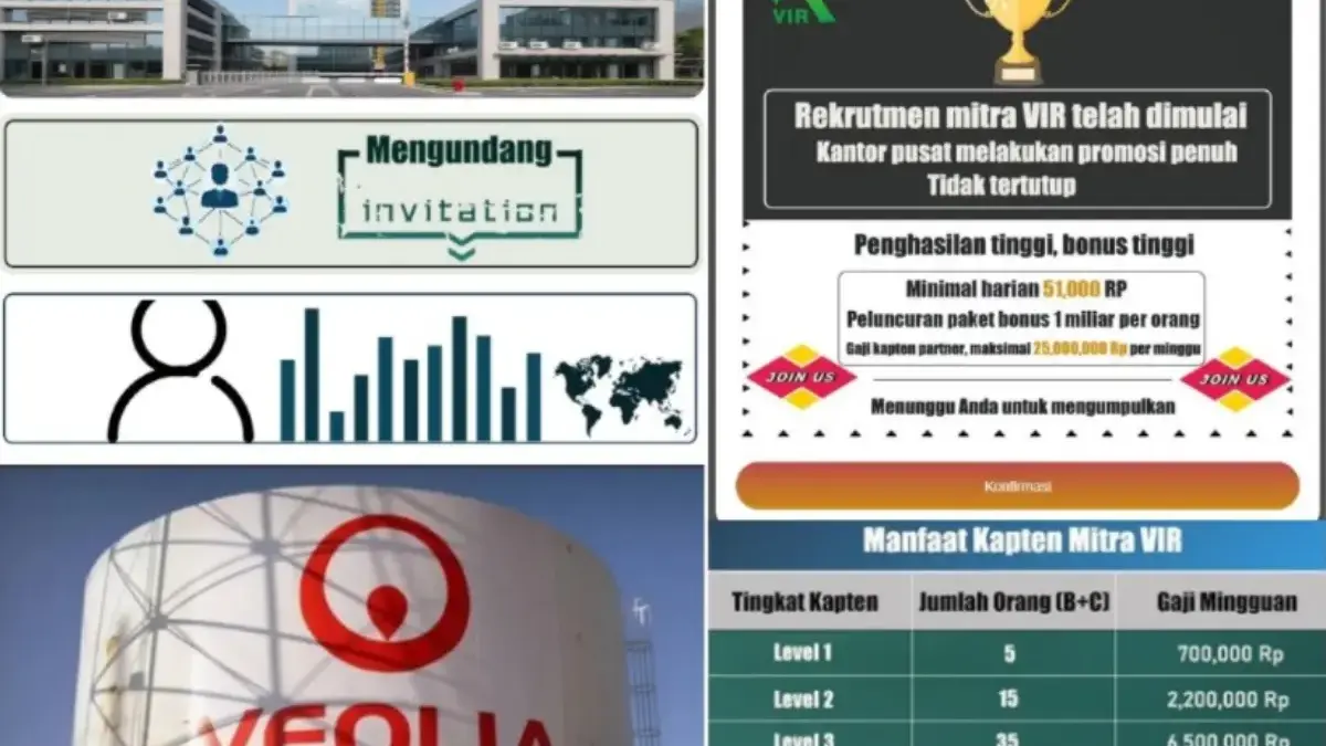 STOP Depo, Aplikasi VIR Sudah Tidak Aman dan Berbahaya untuk Investasi Promo Aplikasi VIR yang sangat mencurigakan.