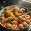Cara Bikin Foto Tidur di Atas atau Berselimut Makanan Menggunakan Gemini AI
