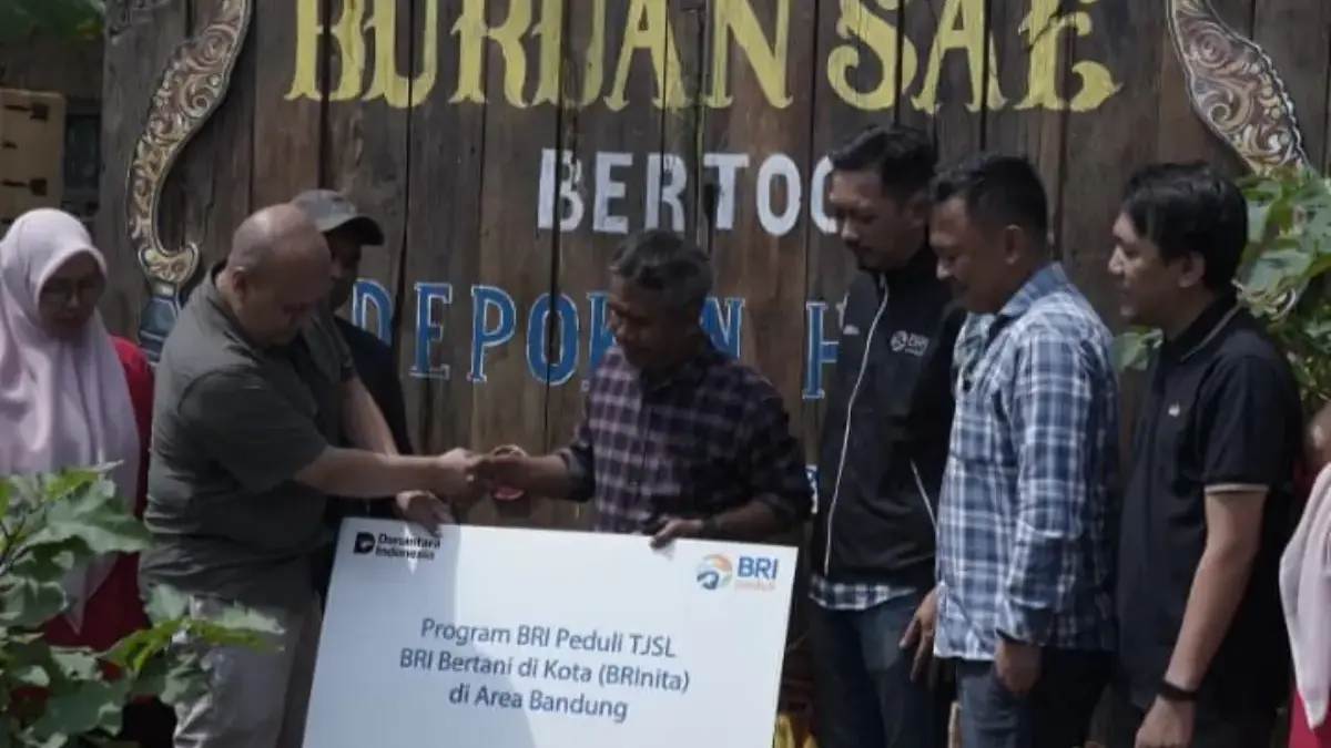 Program BRI Peduli TJSL BRI Bertani di Kota (BRInita) di Area Bandung.