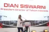 Direktur Utama Telkom Dian Siswarini.
