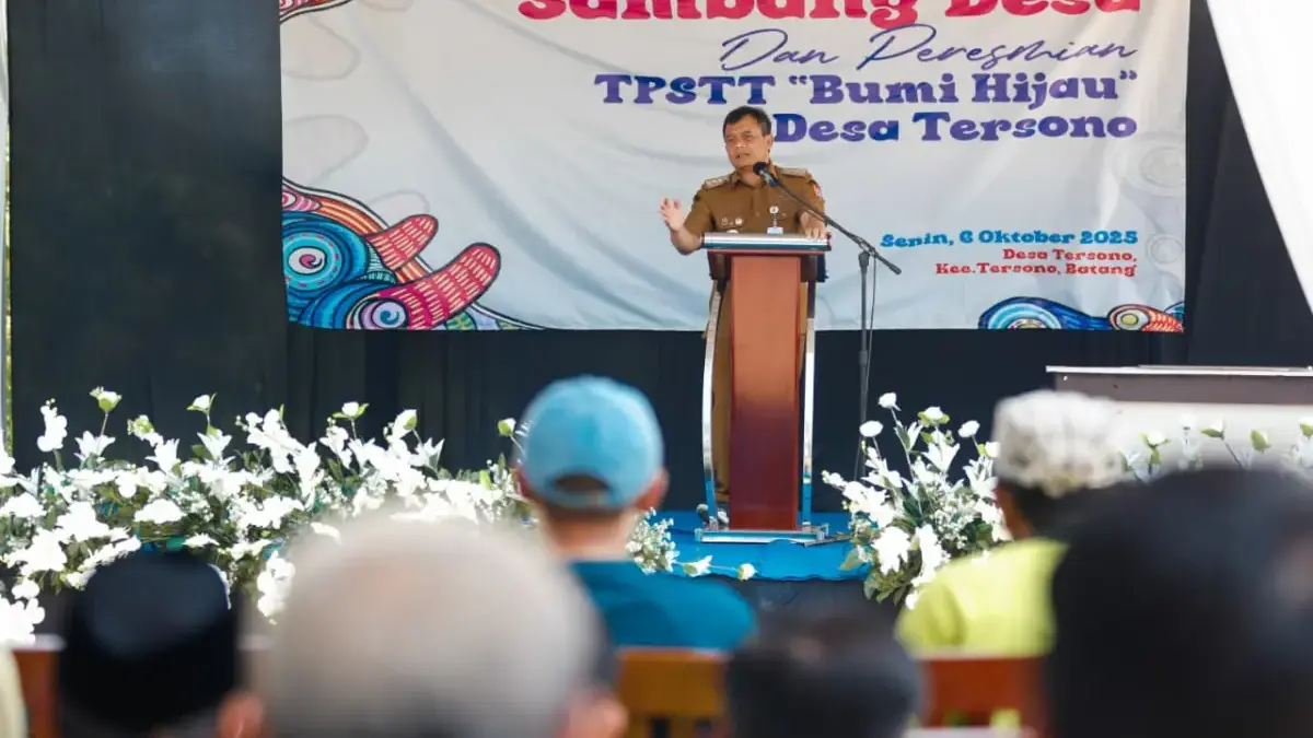 Gubernur Jawa Tengah Ahmad Luthfi meresmikan pendirian Tempat Pengolahan Sampah Terpadu dan Terintegrasi (TPST