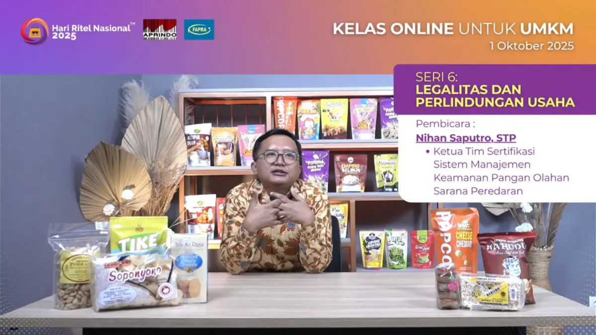Produk yang bagus tidak otomatis bisa menembus ritel modern. Tanpa legalitas lengkap, banyak UMKM akhirnya
