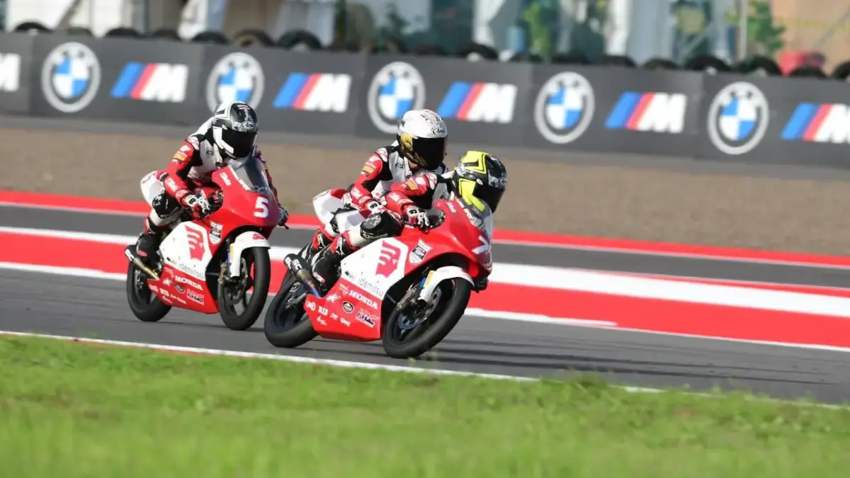 Para pebalap muda Indonesia binaan PT Astra Honda Motor (AHM) menuntaskan putaran kelima Idemitsu Asia Talent