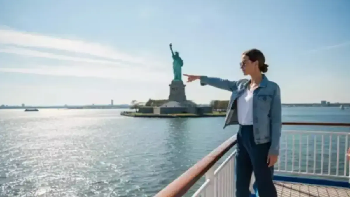 Ilustrasi foto AI liburan di Amerika