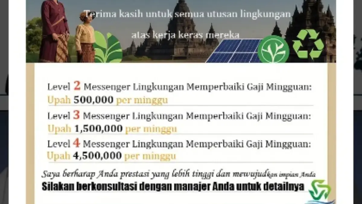 Gaji besar di aplikasi VIR yang menarik minat anggotanya.