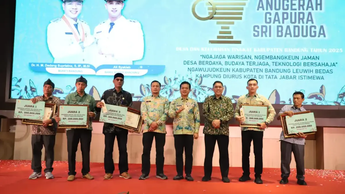 Desa Cibiru Wetan dan Kelurahan Pasawahan Wakili Kabupaten Bandung di Jawa Barat