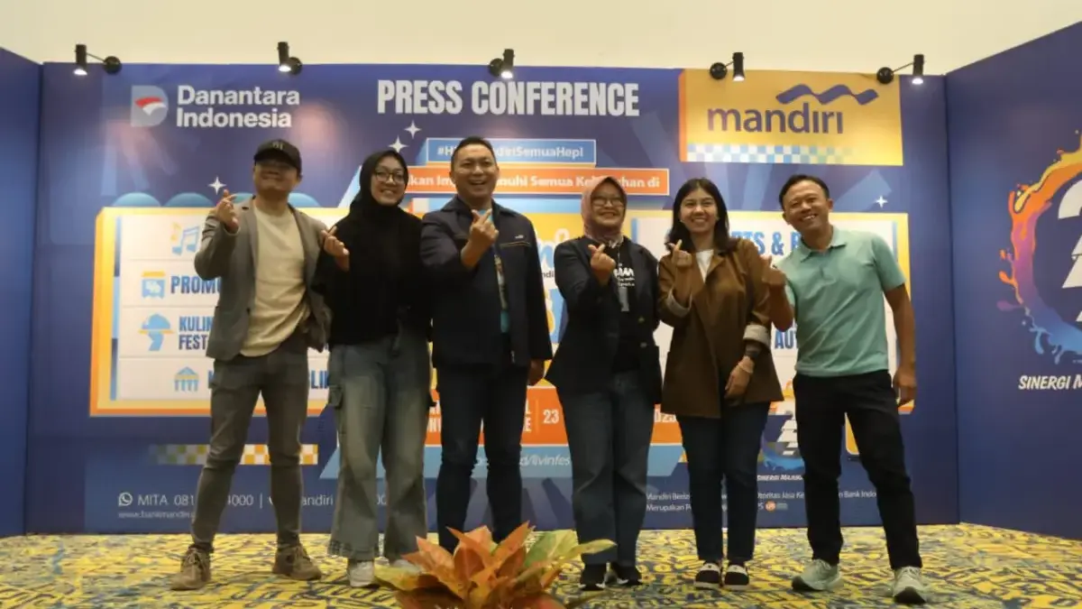 Bank Mandiri Gelar Livin’ Fest 2025 di Bandung, Expo Sinergi UMKM dan Ekonomi Kreatif