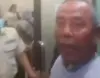 Tangkapan layar rekaman luapan emosi salah satu warga karena antar pasien menggunakan odong-odong