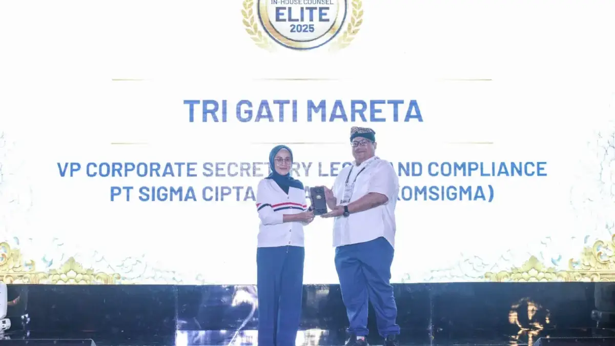 Vice President Corporate Secretary and Legal Compliance Telkomsigma Tri Gati Mareta