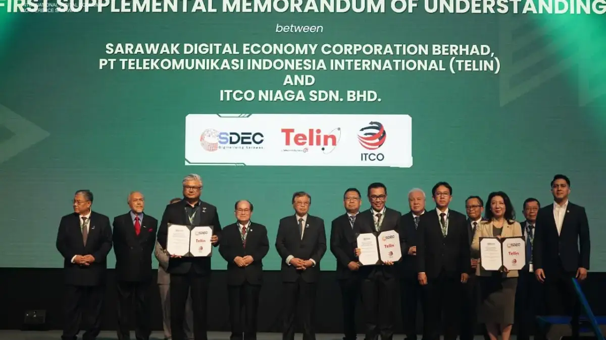 Telin, SDEC, dan ITCO Niaga Perkuat Kolaborasi Regional untuk Pengembangan Sistem Kabel Laut ICE II PT Telekomunikasi Indonesia International (Telin)