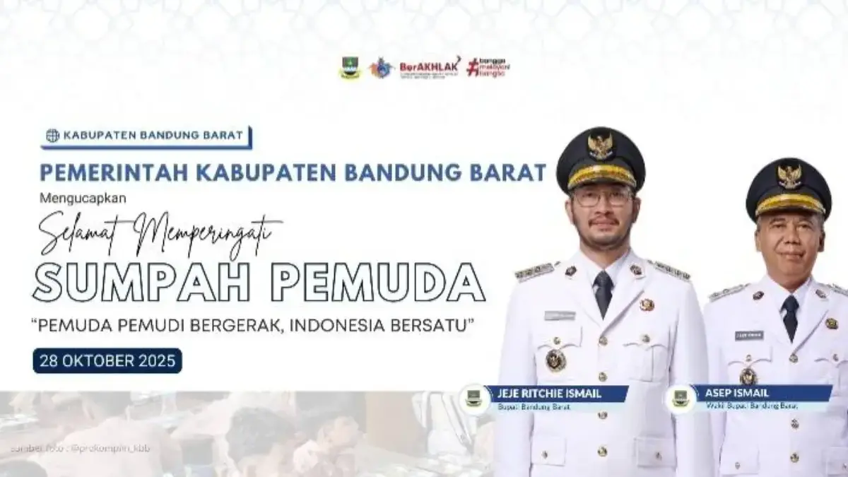 Pemkab Bandung Barat Gelar Upacara Sumpah Pemuda ke-97, Bupati Ajak Pemuda Jangan Takut Bermimpi Besar