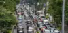 Ilustrasi lalu lintas macet di Bandung