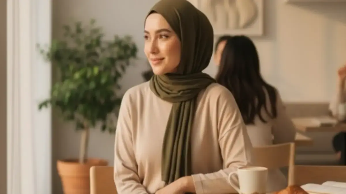 4 Prompt AI Edit Foto Wanita Berhijab ala Korean Style, Hasilnya Estetik Lho