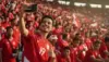 Ilustrasi edit foto dengan jersei Timnas Indonesia