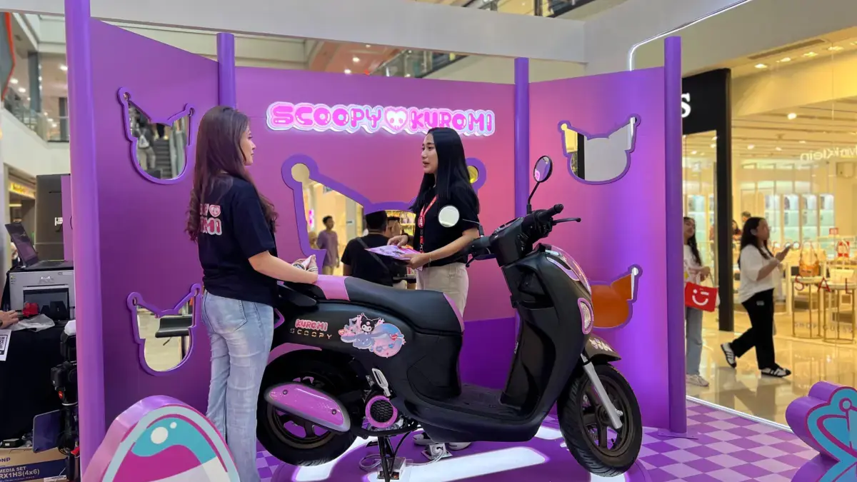 Untuk para pecinta karakter kuromi yang unik dan lucu, PT Astra Honda Motor (AHM) menghadirkan Honda Scoopy