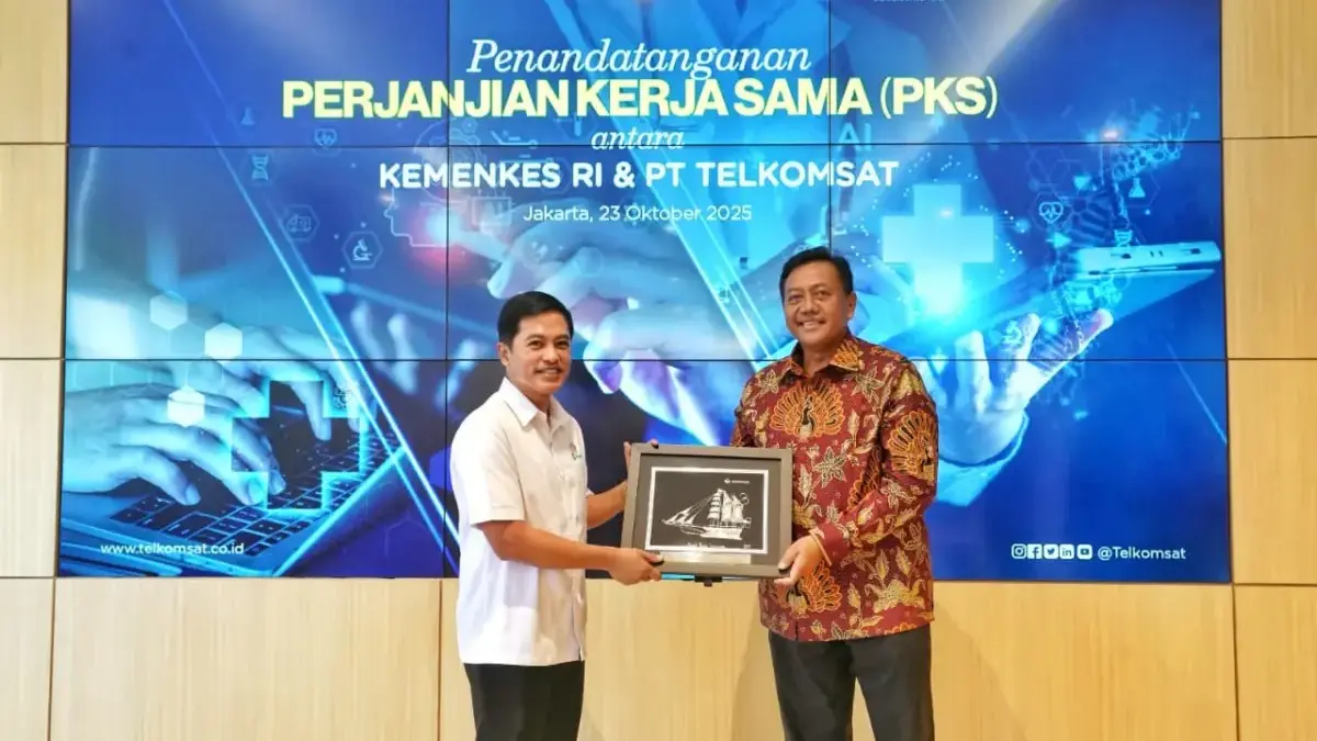 Telkomsat dan Kemenkes Jalin Kerja Sama, Dorong Pemerataan dan Digitalisasi Layanan Kesehatan berbasis AI Telkom