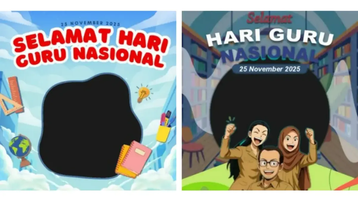 Kumpulan Twibbon Hari Guru Nasional 2025: Gratis, Keren, dan Siap Pakai Link twibbon Hari Guru Nasional 2025 gratis