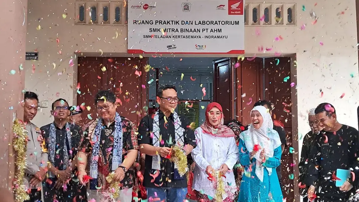 DAM Resmikan SMK Teladan Kertasemaya Indramayu sebagai Tempat Uji Kompetensi Astra Honda