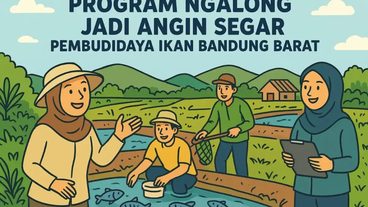 Program “Ngalong” Jadi Angin Segar bagi Pembudidaya Ikan Bandung Barat