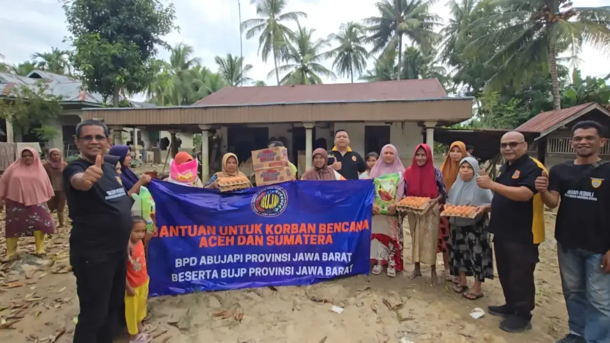 ABUJAPI Jawa Barat Salurkan Bantuan Langsung untuk Korban Banjir Bandang Sumatera dan Aceh