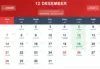 Tanggal merah dan cuti bersama Desember 2025