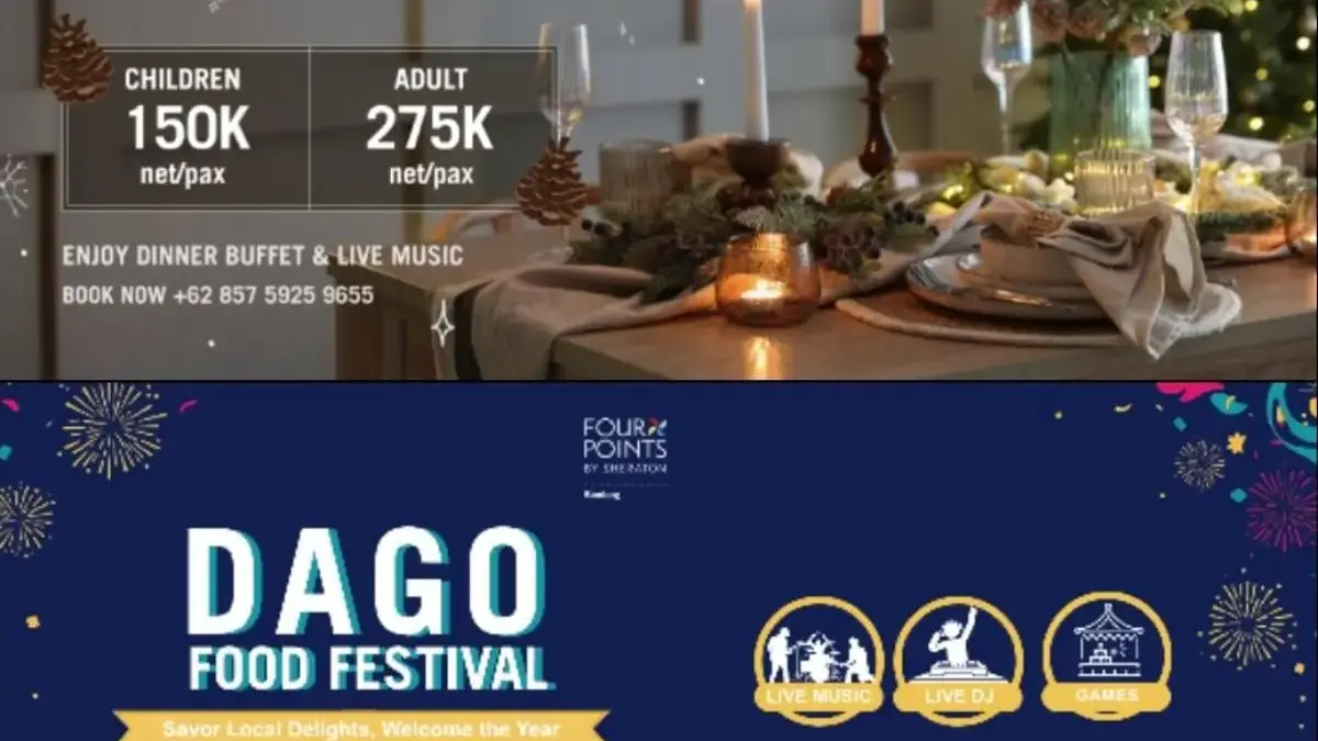 Four Points by Sheraton Bandung Suguhkan 2 Acara Akhir Tahun, Forest & Fir X’mas Dinner dan Dago Food Festival Hotel