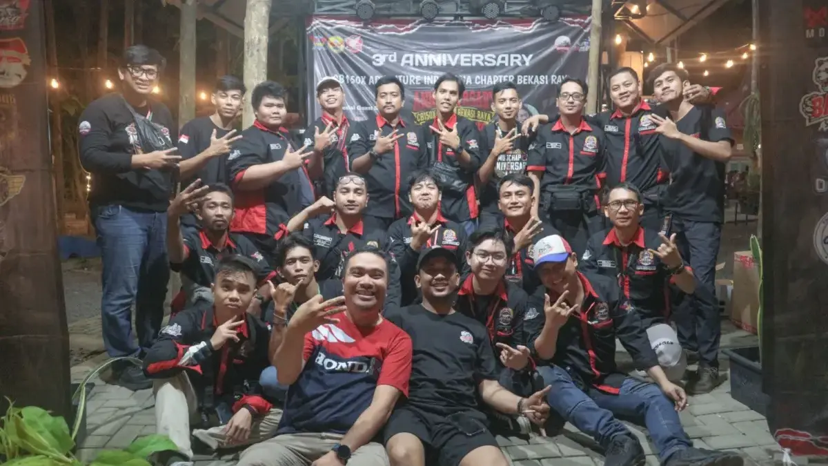 Tiga Tahun Semakin Solid, CB150X Bekasi Raya Rayakan Anniversary Penuh Kebersamaan Motor