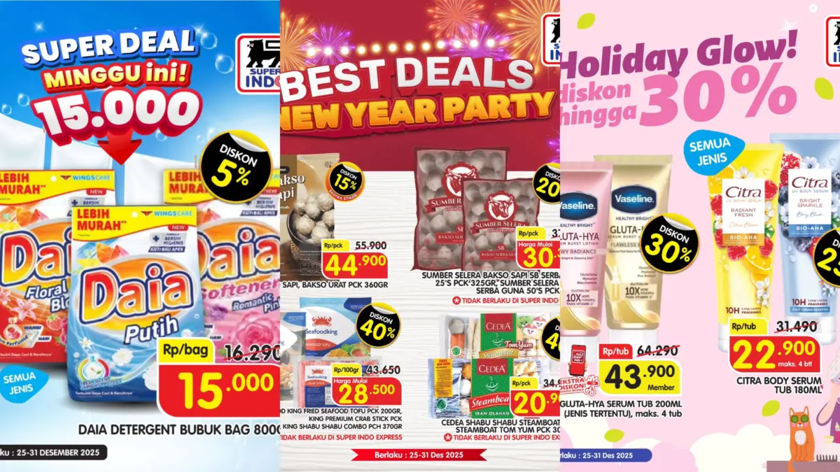 Promo Superindo terbaru spesial tahun baru