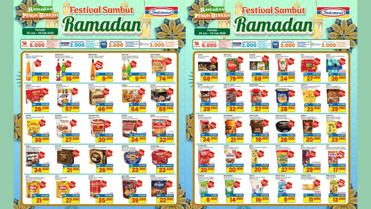 Katalog Promo Indomaret Terbaru Minggu Ini, Sambut Ramadan Lebih Hemat! Katalog Promo Indomaret Terbaru Minggu Ini, Sambut Ramadan Lebih Hemat!
