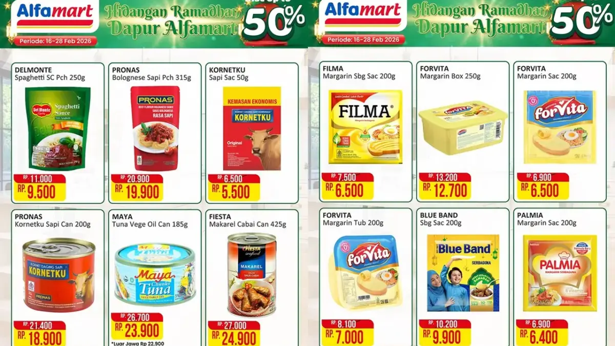 Daftar Lengkap Promo JSM Alfamart Weekend Ini, Harga Hemat Mulai Rp3 Ribuan Daftar Lengkap Promo JSM Alfamart Weekend Ini, Harga Hemat Mulai Rp3 Ribuan