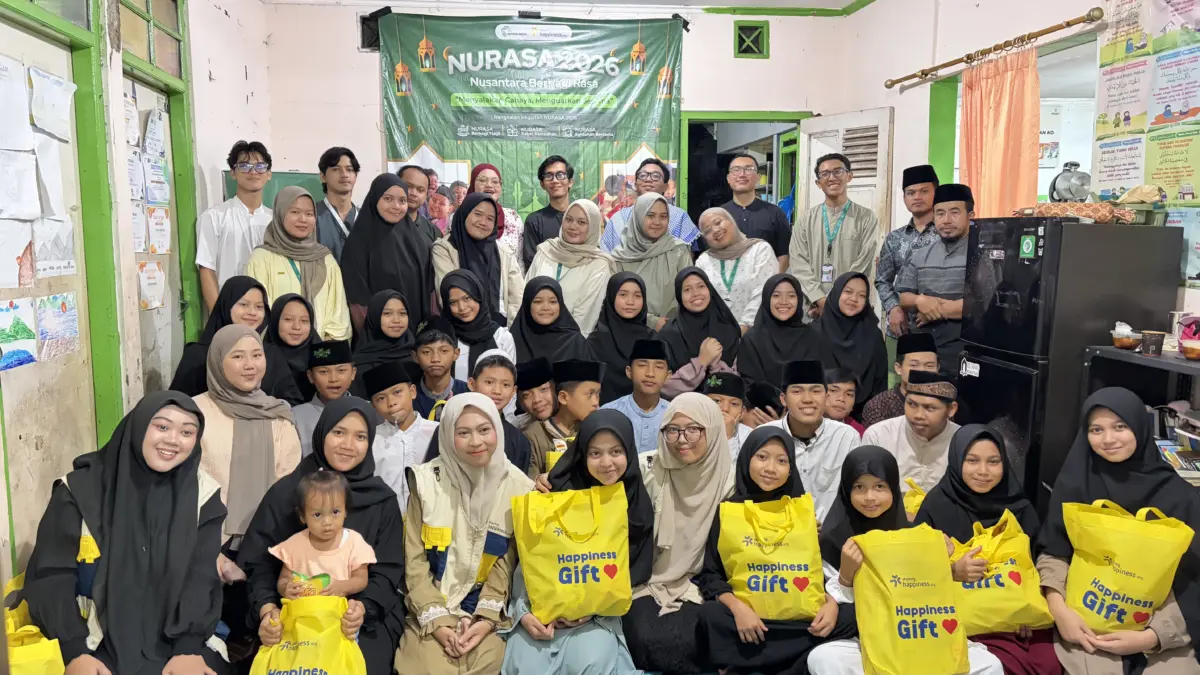 Lewat NURASA 2026, Inovasi Muda dan Sharing Happiness Hadirkan Kebersamaan Ramadan untuk Anak Yatim Lewat NURASA 2026, Inovasi Muda dan Sharing Happiness Hadirkan Kebersamaan Ramadan untuk Anak Yatim