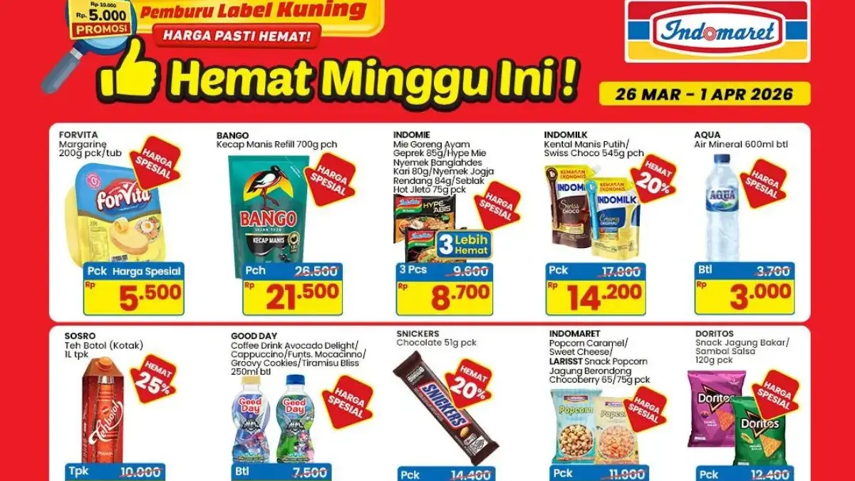 Promo JSM Indomaret Hari Ini, Dapatkan Diskon Spesial untuk Berbagai Keperluan Tubuh Promo JSM Indomaret hari ini
