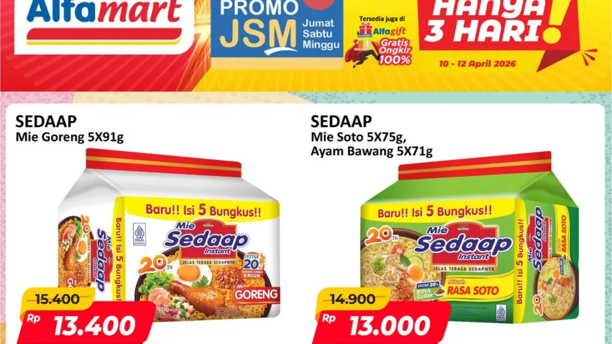 Promo JSM Alfamart Minggu Ini Terbaru, Belanja Hemat Kebutuhan Rumah Tangga
