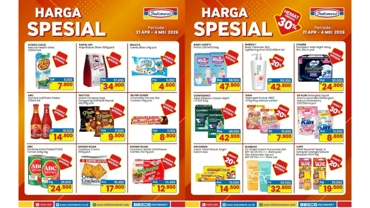 Belanja Hemat! Ini Promo Indomaret Awal Mei 2026 yang Wajib Dicek