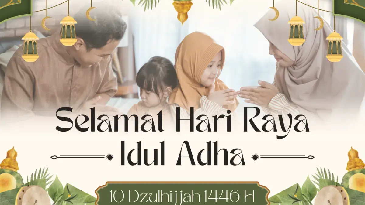 Kartu ucapan Idul Adha 2026