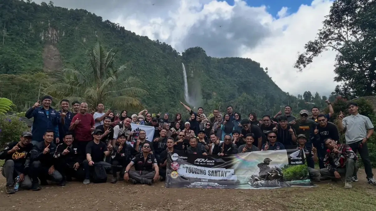 HAIKOCI Gelar Sunmori Adventure ke Curug Citambur, Perkuat Brotherhood dan Semangat #Cari_Aman  