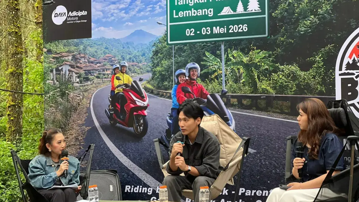 Bikers Playland, Momen Spesial Ayah dan Anak Bersama Honda di Tangkal Pinus Lembang