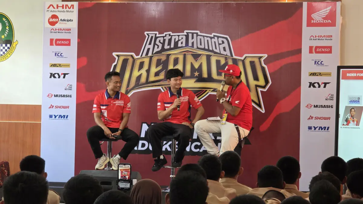 Gelar Adu Kencang di Sirkuit Bukit Peusar, Astra Honda Dream Cup Goes to School ke SMKN 4 Tasikmalaya Rilis Honda