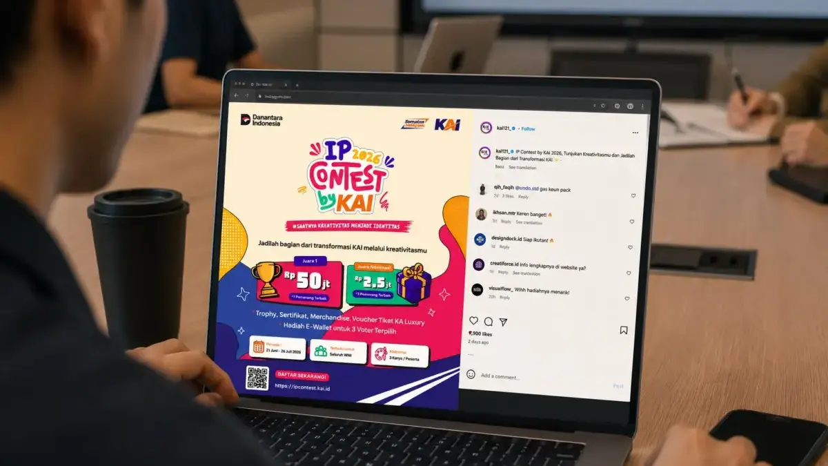 KAI Buka IP Contest 2026, Berhadiah Rp50 Juta untuk Desain Maskot dan Identitas Baru KAI Buka IP Contest 2026, Berhadiah Rp50 Juta untuk Desain Maskot dan Identitas Baru