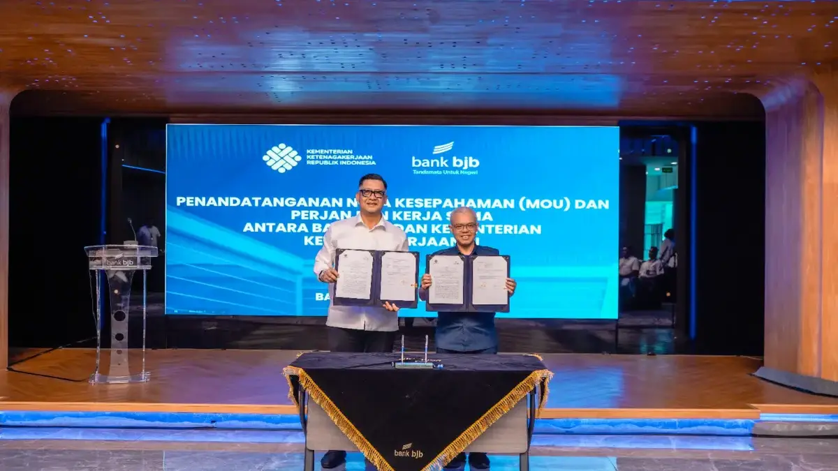 Kolaborasi Strategis, bank bjb Dukung Pengembangan SDM dan Layanan Perbankan bagi Kementerian Ketenagakerjaan MoU bjb