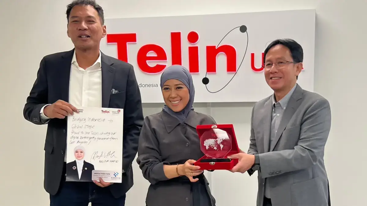 Menkomdigi Kunjungi Kantor Telin di Los Angeles, Dorong Ekosistem Digital Indonesia Go Global Komdigi x telin