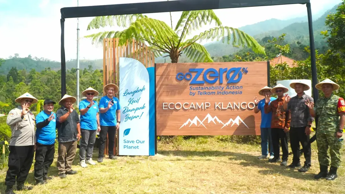 GoZero% Goes to Klangon, Telkom Bangun Ekosistem Keberlanjutan Berbasis Konservasi dan Pemberdayaan Masyarakat GoZero% EcoCamp Klangon