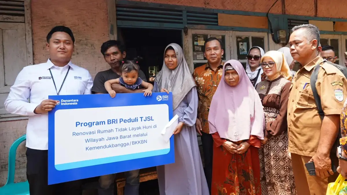 Perluas Dukungan Program GENTING BKKBN, BRI Peduli Lanjutkan Renovasi Rumah Tidak Layak Huni di Ciamis Bri peduli