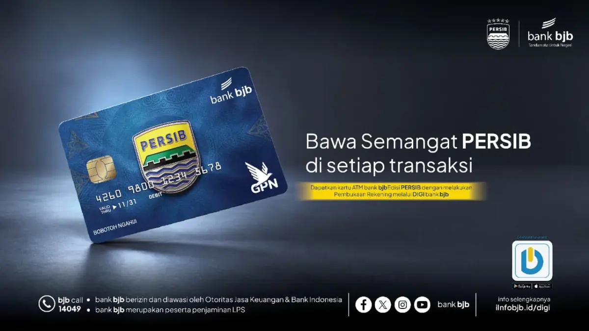 Perkuat Ekosistem Digital dan Komunitas, bank bjb Hadirkan Kartu ATM bank bjb Edisi PERSIB foto ilustrasi